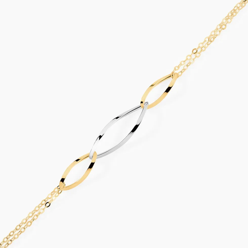 Bracelet Benedicte Or Bicolore