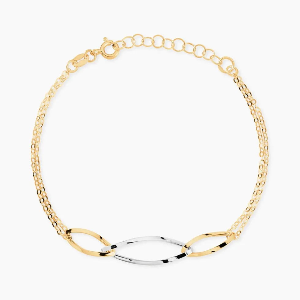 Bracelet Benedicte Or Bicolore