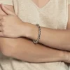 Bracelet Bilou Acier Blanc