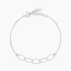 Bracelet Bulle Argent Blanc