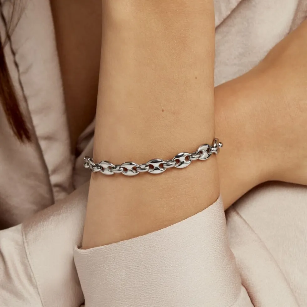 Bracelet Cadia Acier Blanc