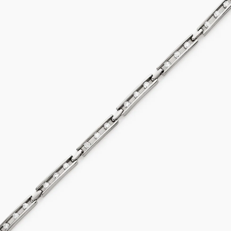 Bracelet Calina Argent Blanc Oxyde De Zirconium