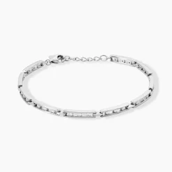 Bracelet Calina Argent Blanc Oxyde De Zirconium