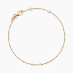 Bracelet Carmelia Plaqué Or Jaune Oxyde De Zirconium
