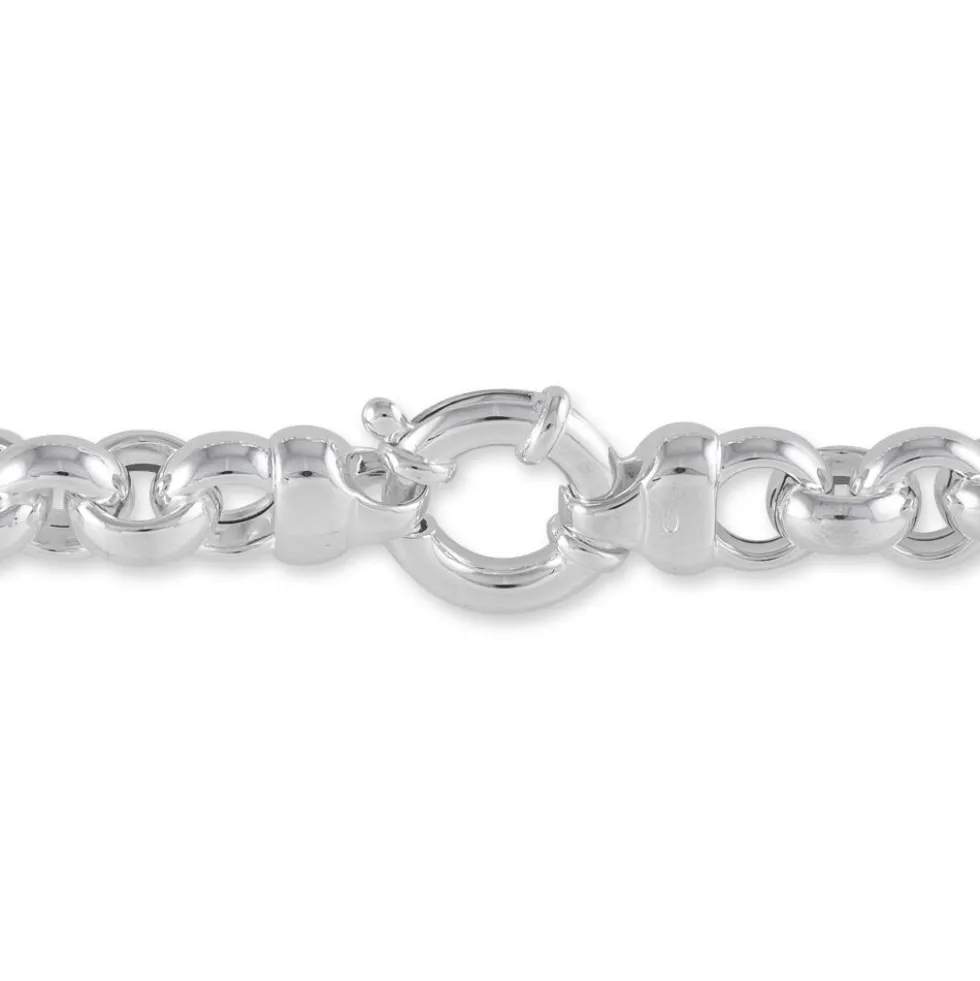 Bracelet Carola Maille Jaseron Argent Blanc