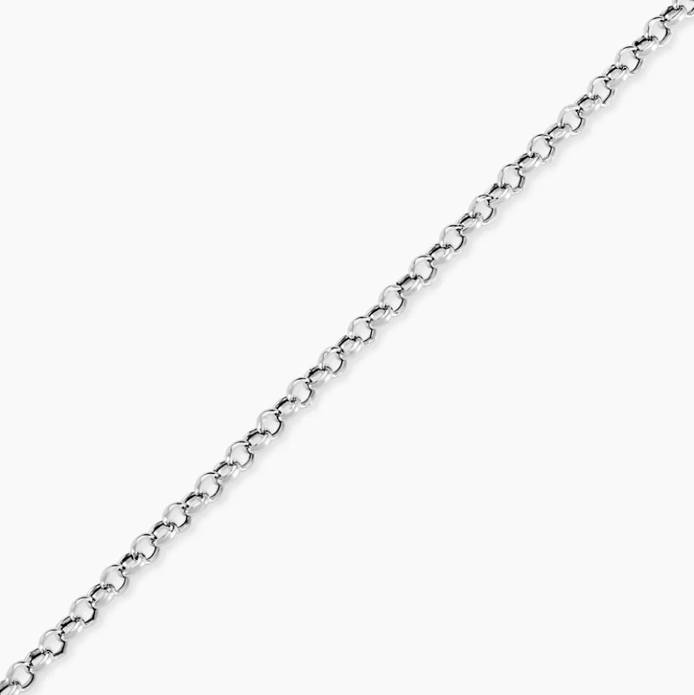Bracelet Carola Maille Jaseron Argent Blanc
