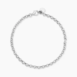 Bracelet Carola Maille Jaseron Argent Blanc
