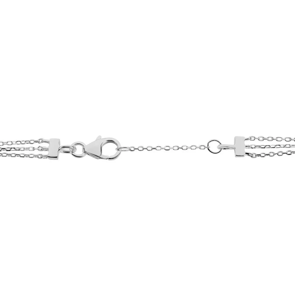 Bracelet Celia Argent Blanc Oxyde De Zirconium