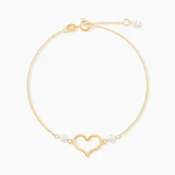 Bracelet Chabha Or Jaune Perle De Culture