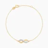 Bracelet Chlothilde Or Jaune Diamant