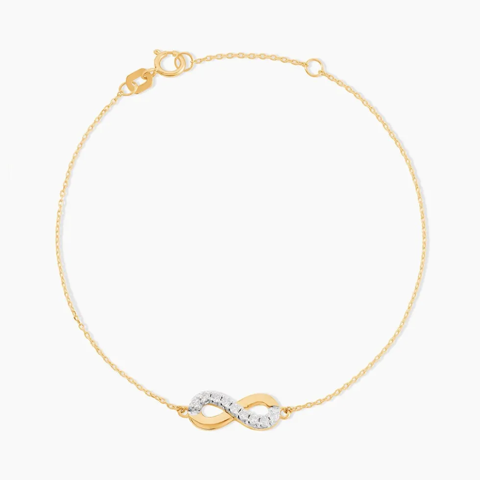 Bracelet Chlothilde Or Jaune Diamant