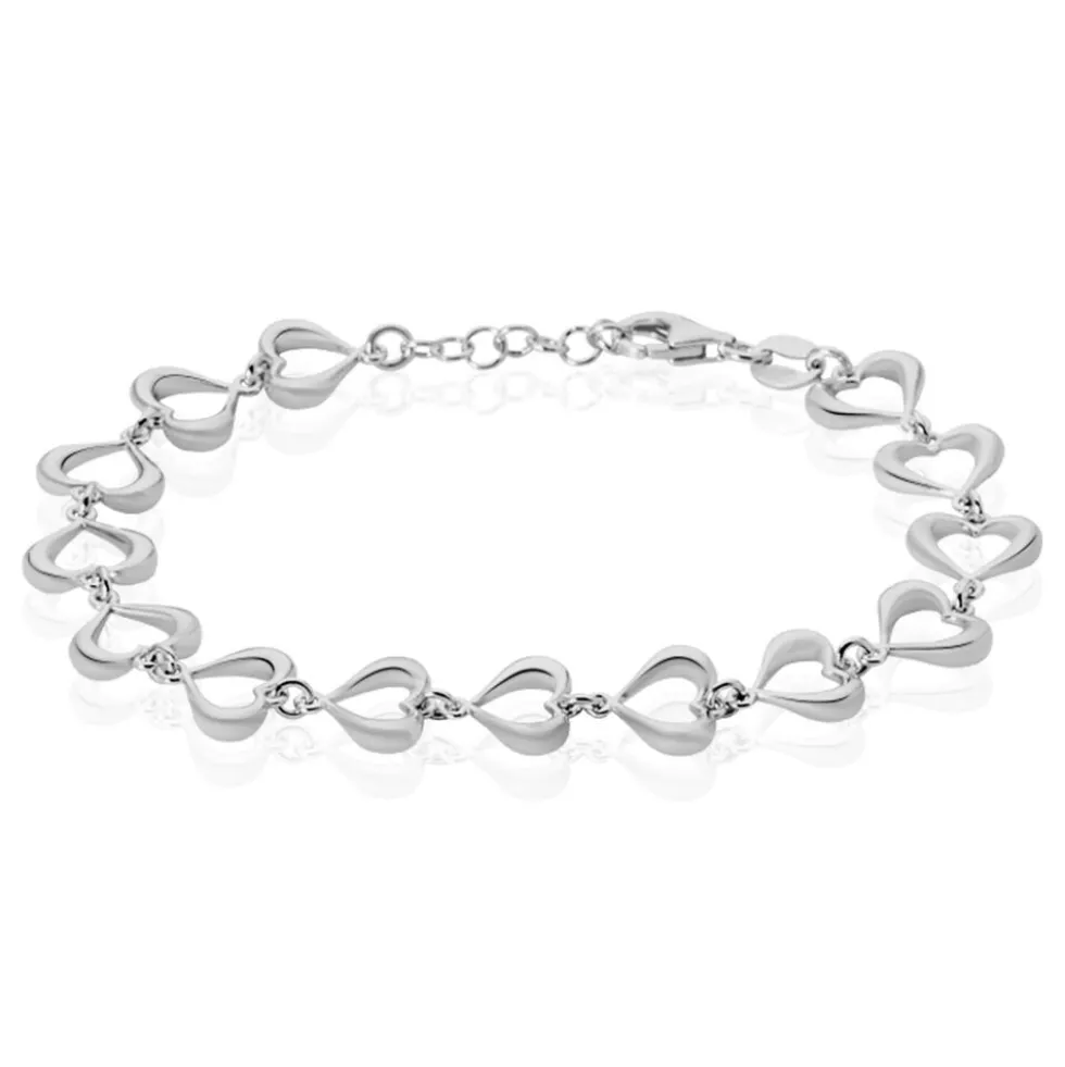 Bracelet Cleofee Argent Blanc