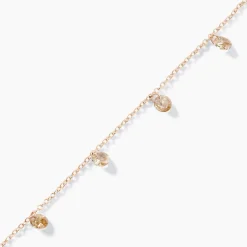 Bracelet Collie Argent Rose Oxyde De Zirconium