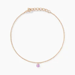Bracelet Constantin Argent Rose Oxyde De Zirconium