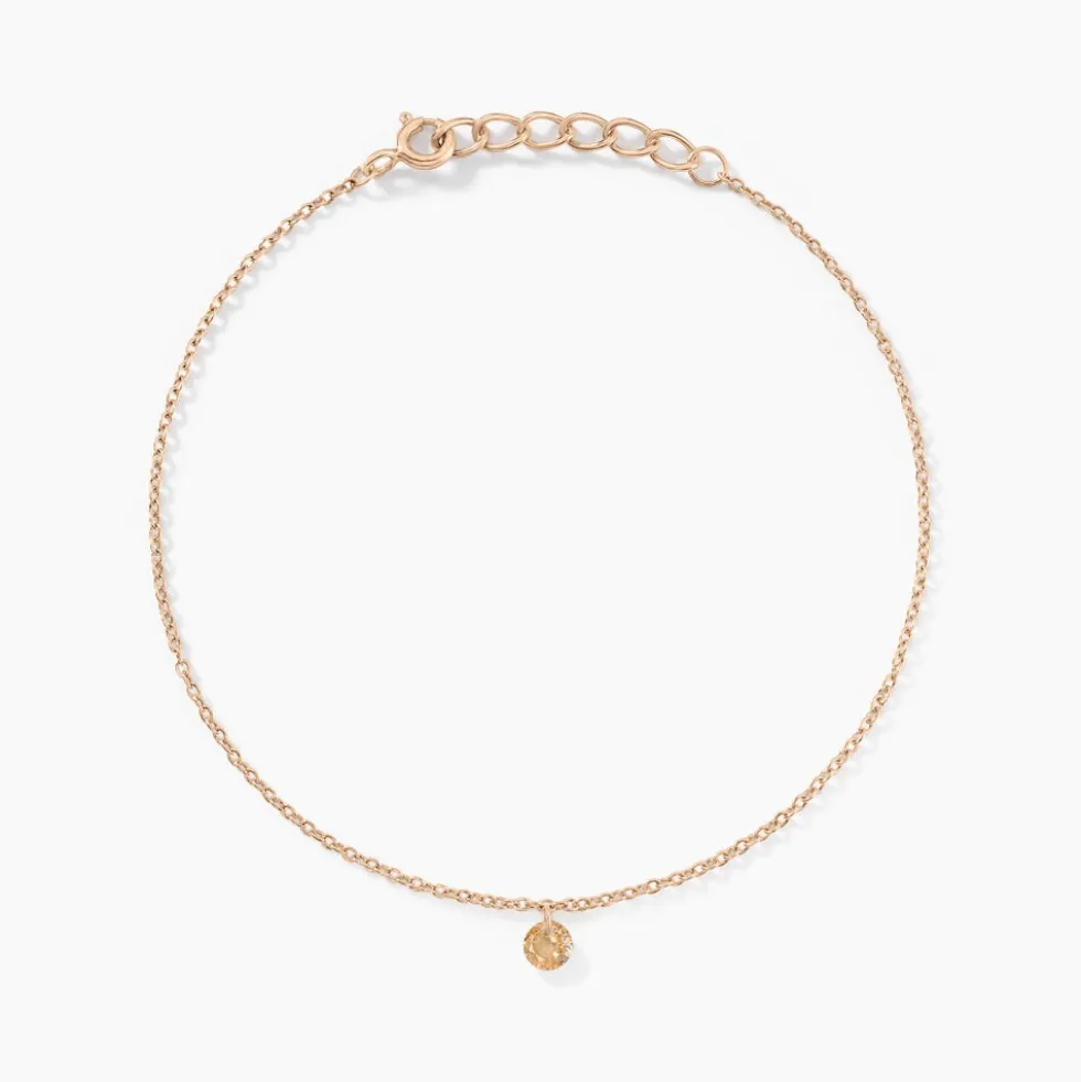 Bracelet Constantin Argent Rose Oxyde De Zirconium