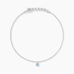 Bracelet Constantin Argent Blanc Oxyde De Zirconium