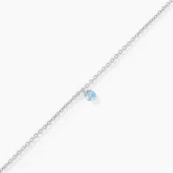 Bracelet Constantin Argent Blanc Oxyde De Zirconium