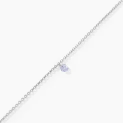 Bracelet Constantin Argent Blanc Oxyde De Zirconium