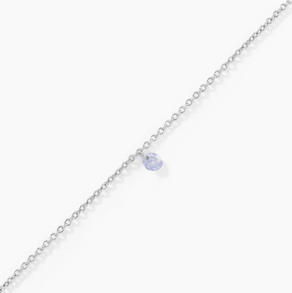 Bracelet Constantin Argent Blanc Oxyde De Zirconium