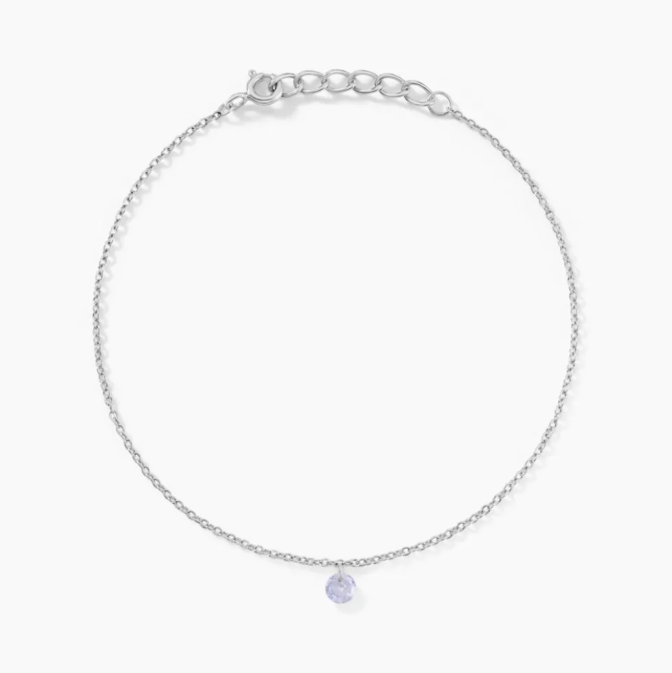 Bracelet Constantin Argent Blanc Oxyde De Zirconium