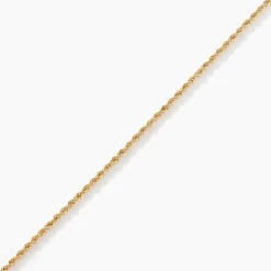 Bracelet Cordelia Maille Corde Or Jaune