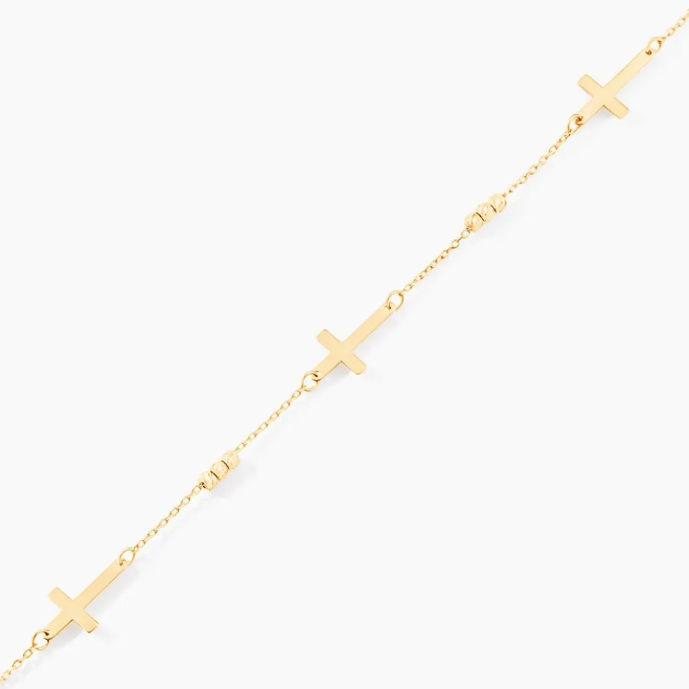 Bracelet Cruza Or Jaune
