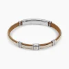 Bracelet Cuir De Vache Marron