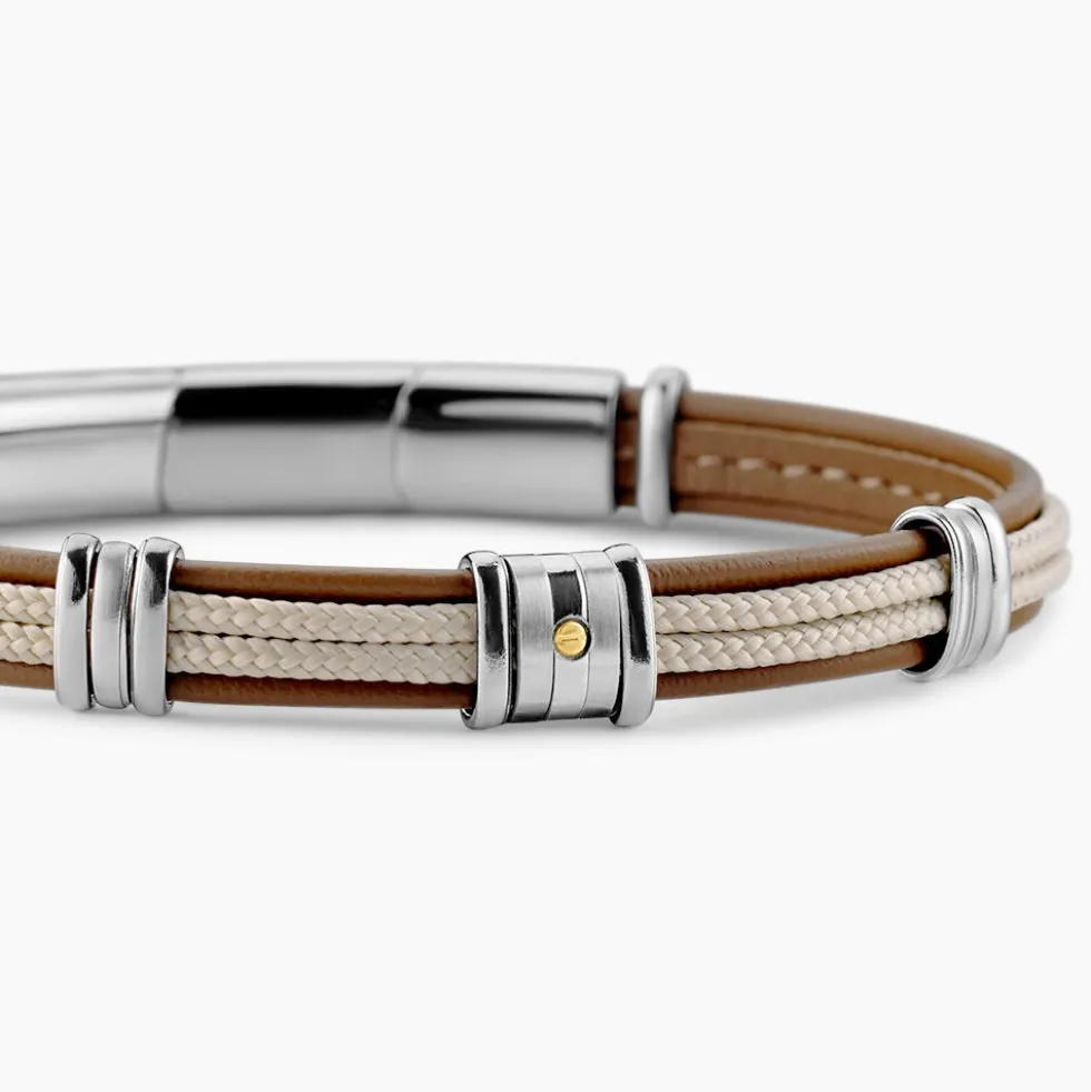 Bracelet Cuir De Vache Marron