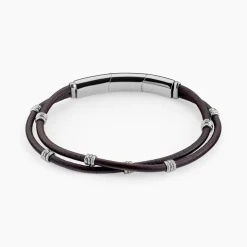 Bracelet Cuir De Vache Marron