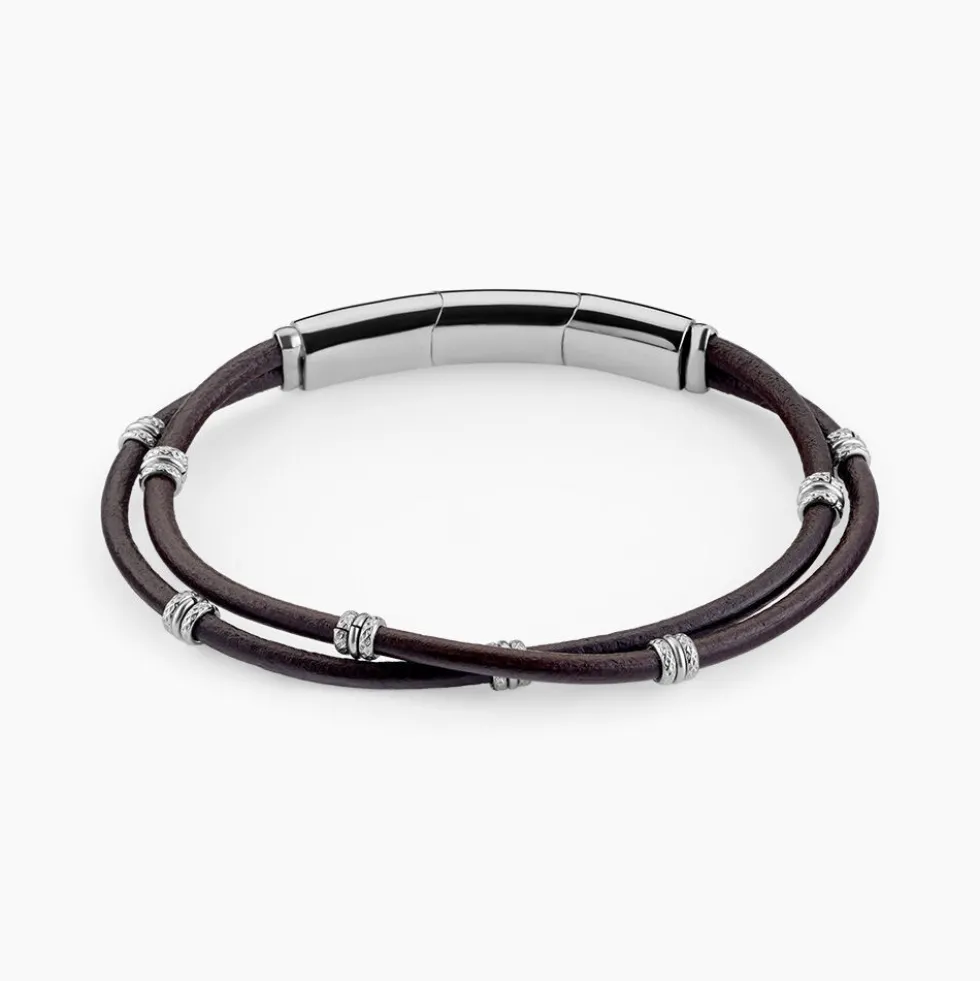 Bracelet Cuir De Vache Marron