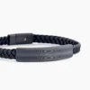 Bracelet Cuir De Vache Noir