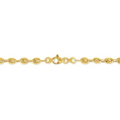 Bracelet Dami Maille Grain De Cafe Or Jaune