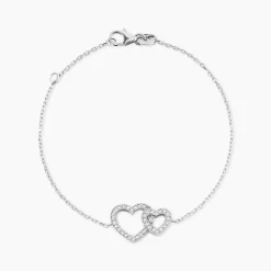 Bracelet Davia Argent Blanc Oxyde De Zirconium