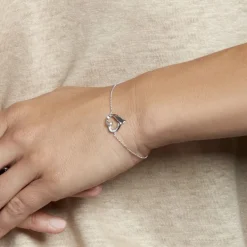 Bracelet Daviane Argent Blanc Oxyde De Zirconium