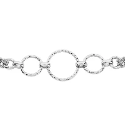 Bracelet Denia Argent Blanc