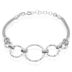 Bracelet Denia Argent Blanc