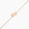 Bracelet Deven Argent Rose Oxyde De Zirconium