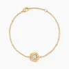 Bracelet Djanaelle Plaqué Or Jaune Oxyde De Zirconium