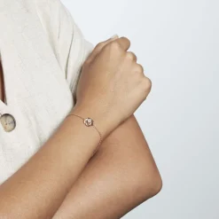 Bracelet Djanaelle Plaqué Or Jaune Oxyde De Zirconium