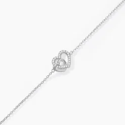 Bracelet Donatiane Argent Blanc Oxyde De Zirconium