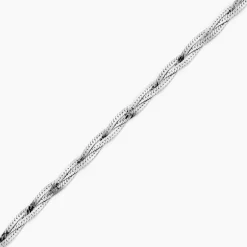 Bracelet Elae Argent Blanc