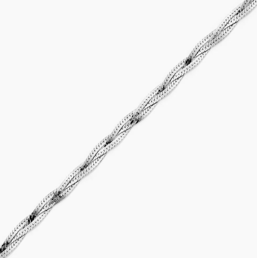 Bracelet Elae Argent Blanc
