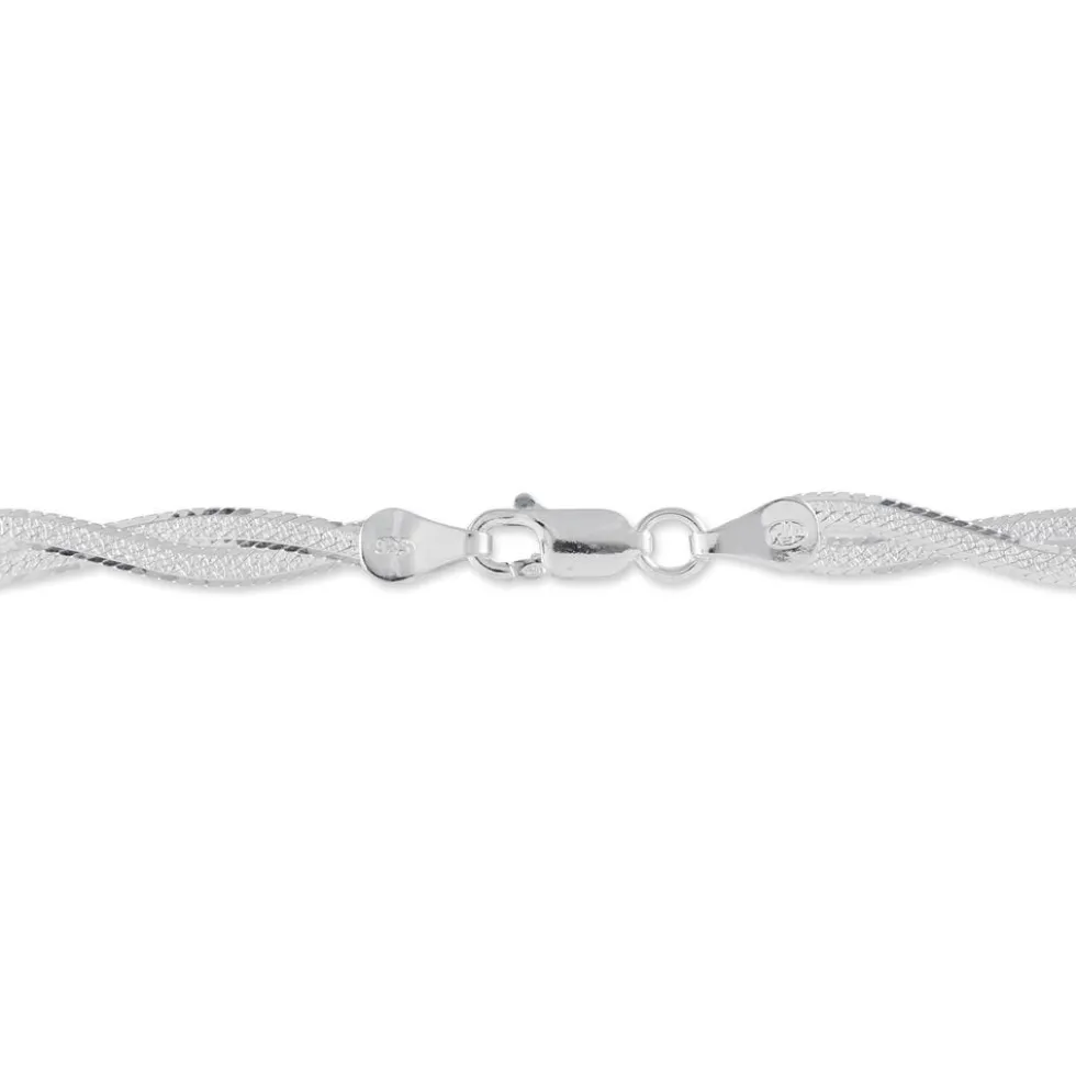 Bracelet Elae Argent Tricolore
