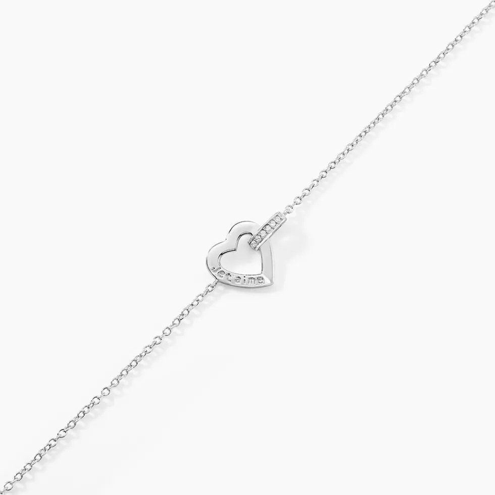 Bracelet Elanda Argent Blanc Oxyde De Zirconium