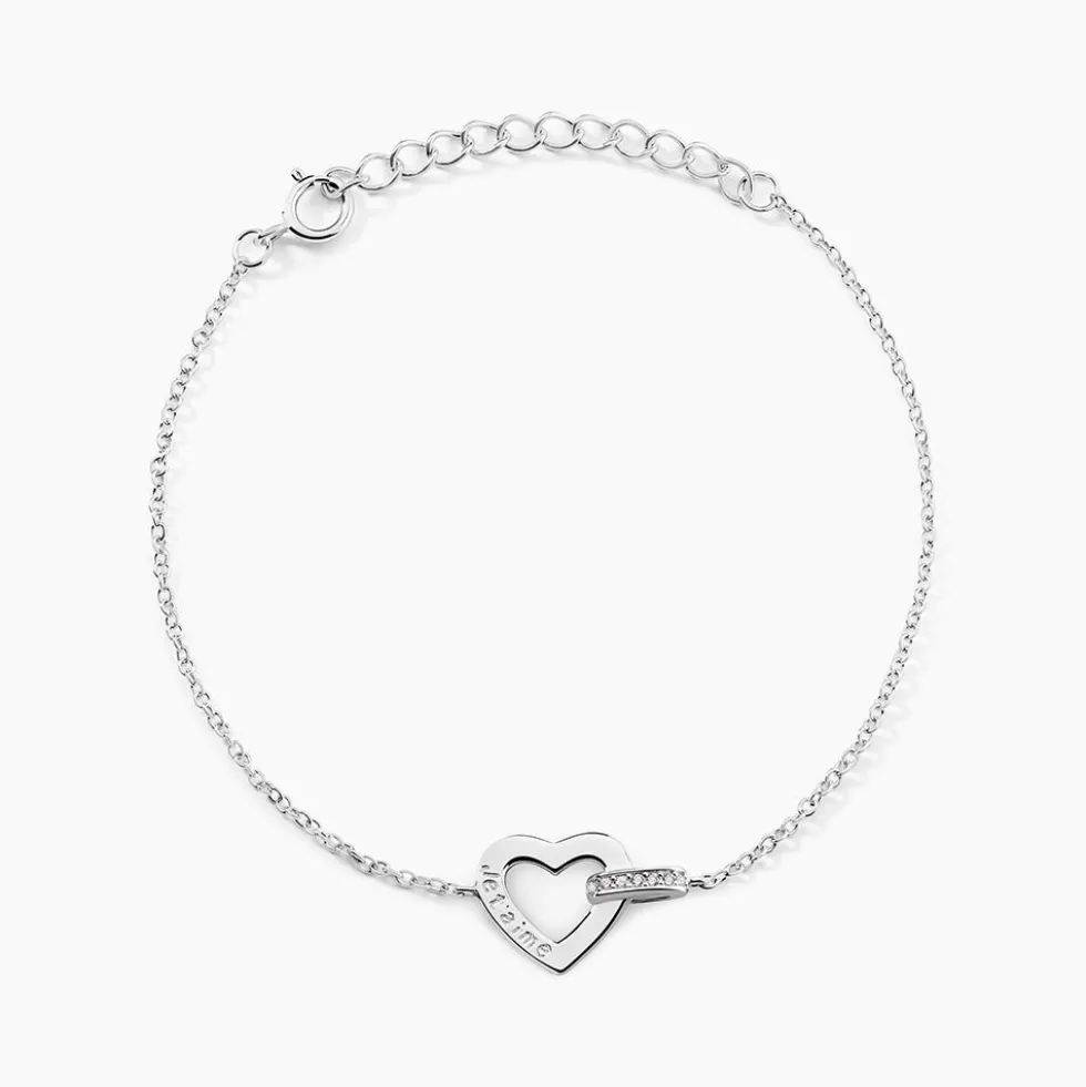 Bracelet Elanda Argent Blanc Oxyde De Zirconium