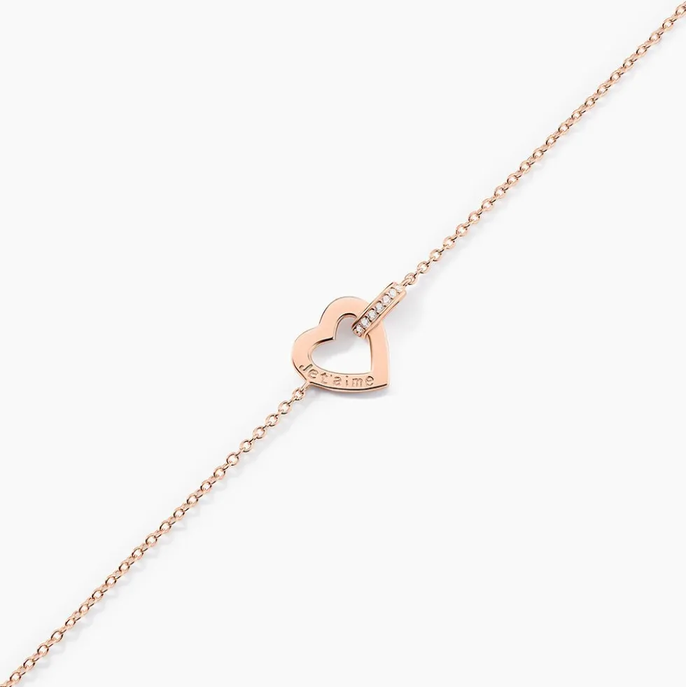 Bracelet Elanda Argent Rose Oxyde De Zirconium