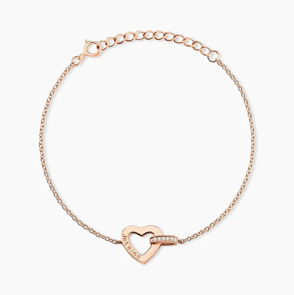 Bracelet Elanda Argent Rose Oxyde De Zirconium