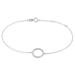 Bracelet Elandine Or Blanc Diamant