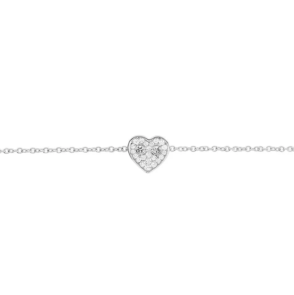 Bracelet Eliza Argent Blanc Oxyde De Zirconium
