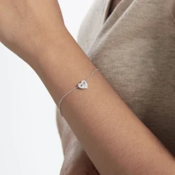Bracelet Eliza Argent Blanc Oxyde De Zirconium